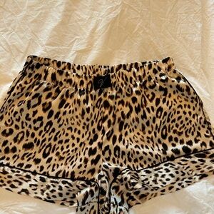 Victoria's Secret Leopard Print Pajama Shorts